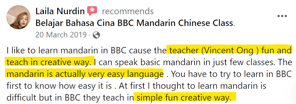 mandarin class